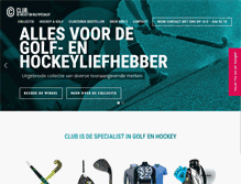 Tablet Screenshot of club-hockey-golf.nl